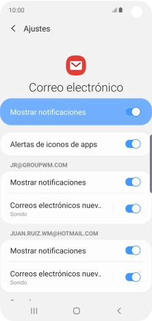Pulsa el indicador junto a Pulsa el indicador junto a