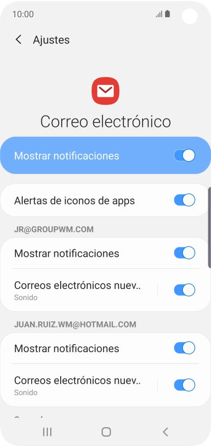 Pulsa el indicador junto a Pulsa el indicador junto a