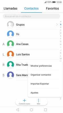 Pulsa Importar/Exportar.