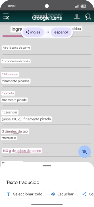 Sigue las indicaciones de la pantalla para seleccionar los ajustes de idioma deseados y utilizar la función. Sigue las indicaciones de la pantalla para seleccionar los ajustes de idioma deseados y utilizar la función.