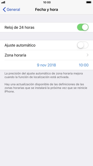 Pulsa el indicador junto a 