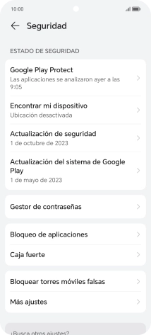 Pulsa Más ajustes.