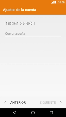 Pulsa Contraseña e introduce la contraseña de tu cuenta de correo electrónico. Pulsa Contraseña e introduce la contraseña de tu cuenta de correo electrónico.
