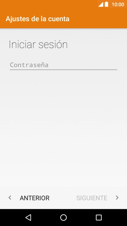 Pulsa Contraseña e introduce la contraseña de tu cuenta de correo electrónico. Pulsa Contraseña e introduce la contraseña de tu cuenta de correo electrónico.