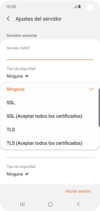 Pulsa Ninguna para desactivar la función. Pulsa Ninguna para desactivar la función.