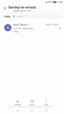 Desliza el dedo hacia la derecha desde la parte izquierda de la pantalla.