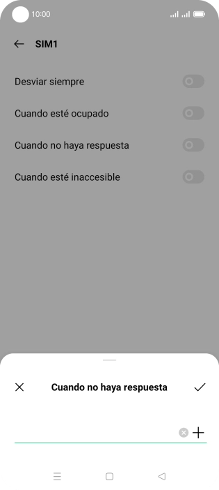 Introduce +34600132000 y pulsa el icono de aceptar. Introduce +34600132000 y pulsa el icono de aceptar.