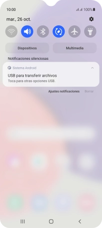 Pulsa Toca para otras opciones USB.. Pulsa Toca para otras opciones USB..