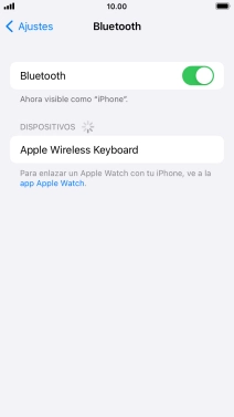 Pulsa el dispositivo Bluetooth deseado y sigue las indicaciones de la pantalla para vincular el dispositivo al teléfono. Pulsa el dispositivo Bluetooth deseado y sigue las indicaciones de la pantalla para vincular el dispositivo al teléfono.