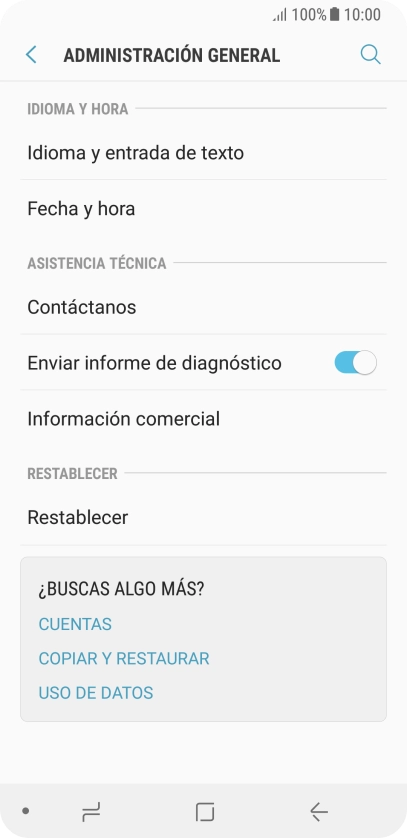 Pulsa Fecha y hora.