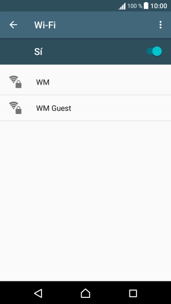 Pulsa la red wifi deseada. Pulsa la red wifi deseada.