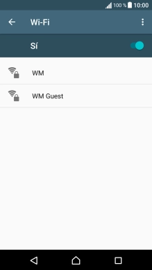 Pulsa la red wifi deseada. Pulsa la red wifi deseada.