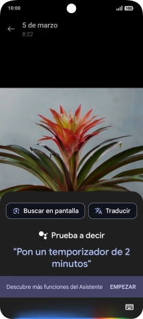 Pulsa Buscar en pantalla y espera a que aparezcan los resultados de búsqueda. Pulsa Buscar en pantalla y espera a que aparezcan los resultados de búsqueda.