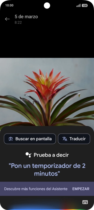 Pulsa Buscar en pantalla y espera a que aparezcan los resultados de búsqueda. Pulsa Buscar en pantalla y espera a que aparezcan los resultados de búsqueda.