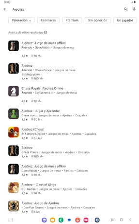 Pulsa la app deseada. Pulsa la app deseada.