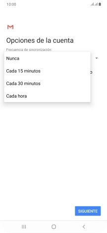 Pulsa el ajuste deseado. Pulsa el ajuste deseado.