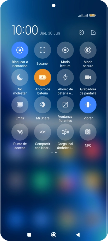 Pulsa la tecla de inicio para terminar y regresar a la pantalla de inicio. Pulsa la tecla de inicio para terminar y regresar a la pantalla de inicio.