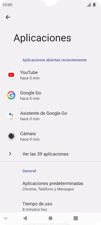 Pulsa Ver las X aplicaciones.