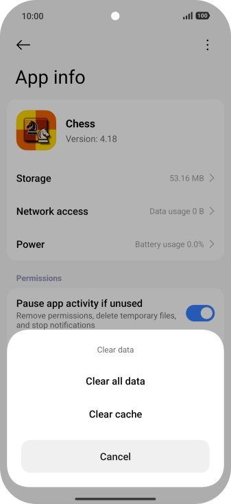 Press Clear cache. Press Clear cache.