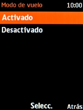 Selecciona el ajuste deseado. Selecciona el ajuste deseado.