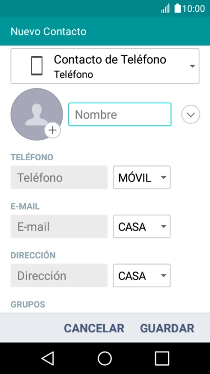 Pulsa el icono de imagen. Pulsa el icono de imagen.