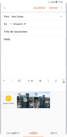 Desliza el dedo hacia la izquierda por la pantalla. Desliza el dedo hacia la izquierda por la pantalla.