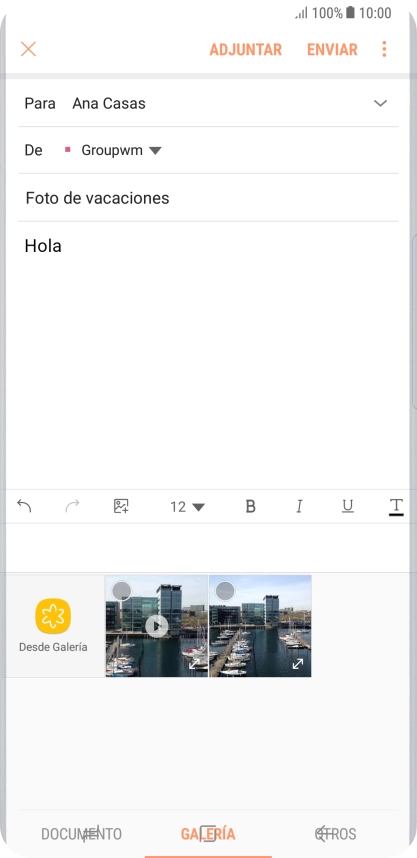 Desliza el dedo hacia la izquierda por la pantalla. Desliza el dedo hacia la izquierda por la pantalla.