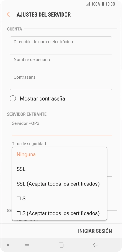 Pulsa Ninguna para desactivar la función. Pulsa Ninguna para desactivar la función.
