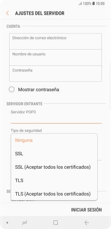 Pulsa Ninguna para desactivar la función. Pulsa Ninguna para desactivar la función.