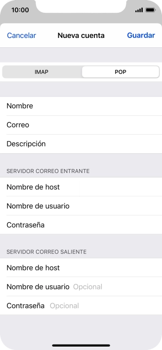 Pulsa Guardar. Ahora se ha configurado tu cuenta de correo electrónico. Si deseas seleccionar más ajustes del servidor de correo de entrada o de salida, continúa con los pasos siguientes. Pulsa Guardar. Ahora se ha configurado tu cuenta de correo electrónico. Si deseas seleccionar más ajustes del servidor de correo de entrada o de salida, continúa con los pasos siguientes.