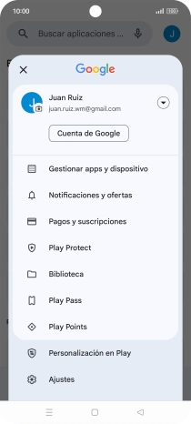 Pulsa Gestionar apps y dispositivo.