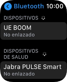 Pulsa el dispositivo Bluetooth deseado. Pulsa el dispositivo Bluetooth deseado.