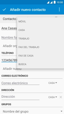 Pulsa el tipo de número deseado. Pulsa el tipo de número deseado.