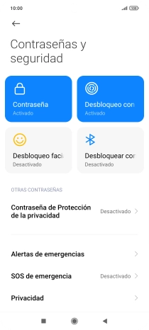 Pulsa Contraseña. Pulsa Contraseña.