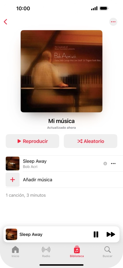 Pulsa el título de la canción. Pulsa el título de la canción.