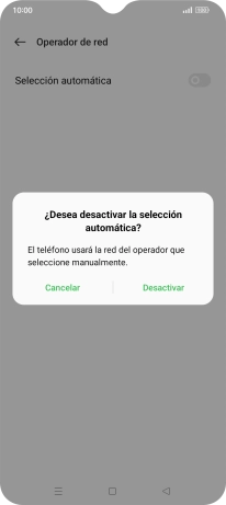 Pulsa Desactivar. Pulsa Desactivar.