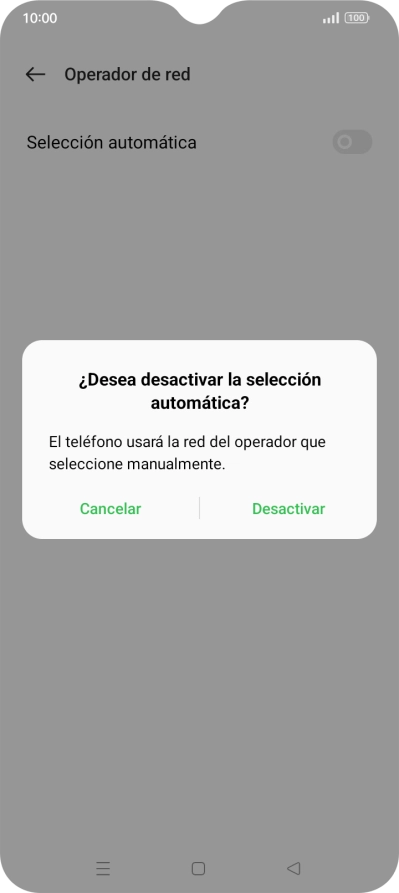 Pulsa Desactivar. Pulsa Desactivar.