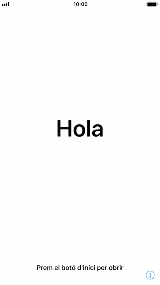 Pulsa la tecla de inicio.