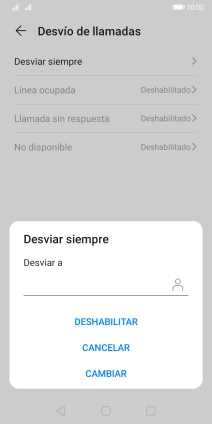 Pulsa DESHABILITAR.