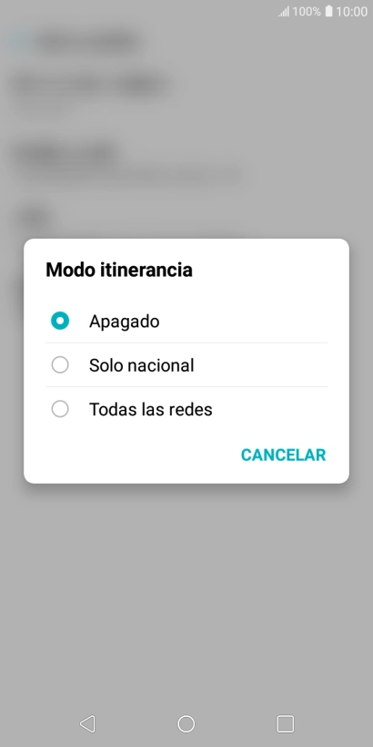 Pulsa el ajuste deseado para activar o desactivar la función. Pulsa el ajuste deseado para activar o desactivar la función.