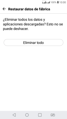 Pulsa Eliminar todo. Pulsa Eliminar todo.