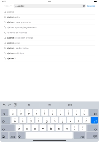 Introduce el nombre del tema o de la app y pulsa la tecla intro. Introduce el nombre del tema o de la app y pulsa la tecla intro.
