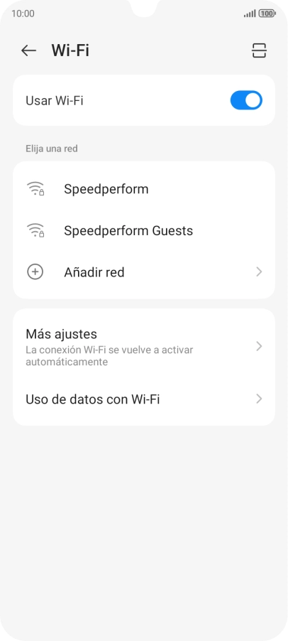 Pulsa la red wifi deseada. Pulsa la red wifi deseada.