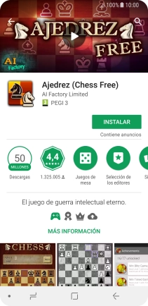 Pulsa INSTALAR y sigue las indicaciones de la pantalla para instalar la app. Pulsa INSTALAR y sigue las indicaciones de la pantalla para instalar la app.