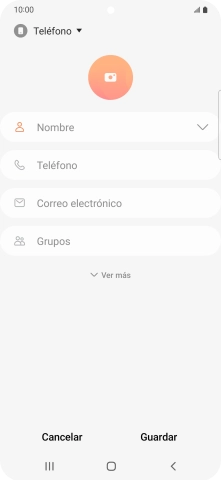 Pulsa la lista desplegable de la guía.