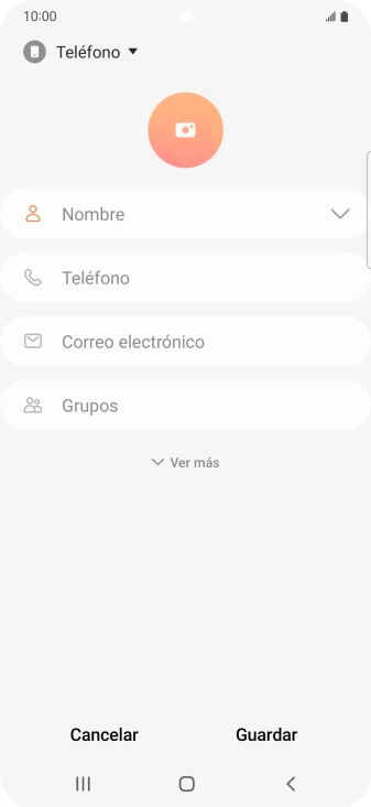 Pulsa la lista desplegable de la guía.
