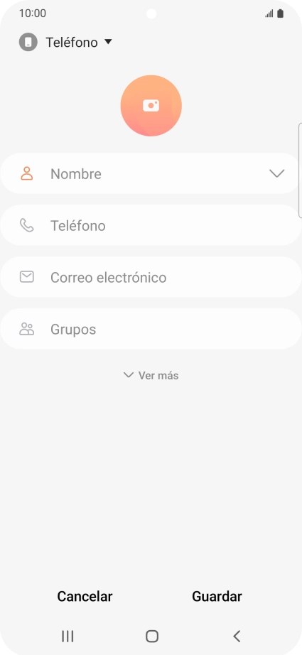 Pulsa la lista desplegable de la guía.