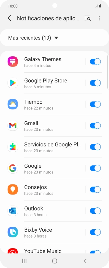 Pulsa la lista desplegable. Pulsa la lista desplegable.
