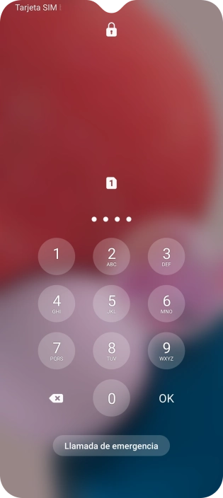 Si lo solicita el teléfono, introduce el código PIN y pulsa OK. Si lo solicita el teléfono, introduce el código PIN y pulsa OK.