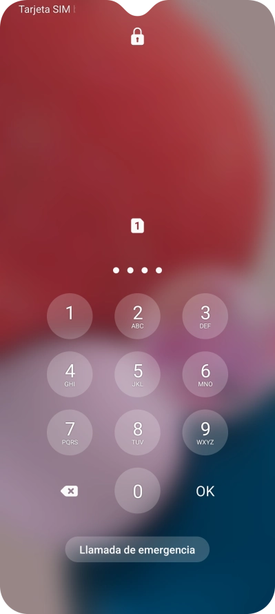 Si lo solicita el teléfono, introduce el código PIN y pulsa OK. Si lo solicita el teléfono, introduce el código PIN y pulsa OK.